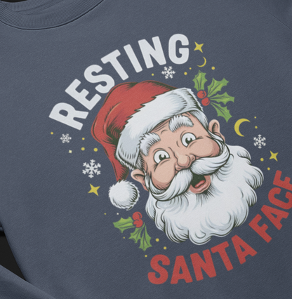 Cozy, Trendy 🎅 "Santa" Crewneck Sweatshirt Holiday Wear; Best Christmas Gift for Man, Women , Son, Daughter