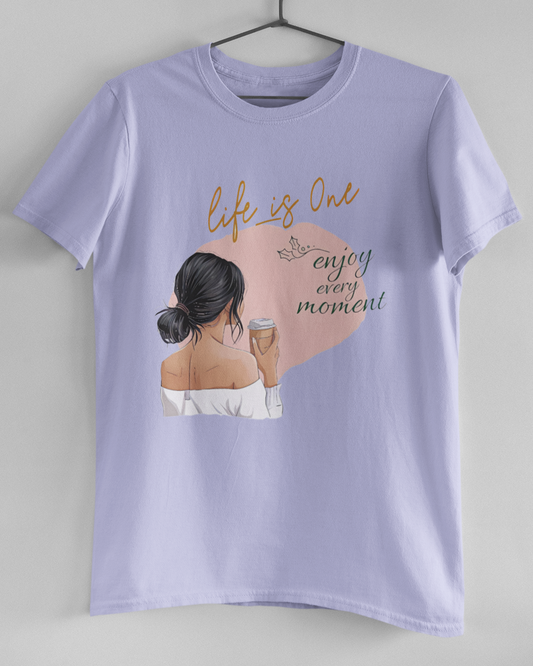 Life Is One Graphic T-Shirt | Unisex 100% Cotton | Premium Bio-Washed Tee for Men & Women